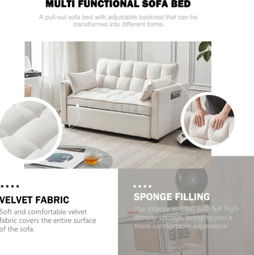 3 in 1 sleeper sofa bed