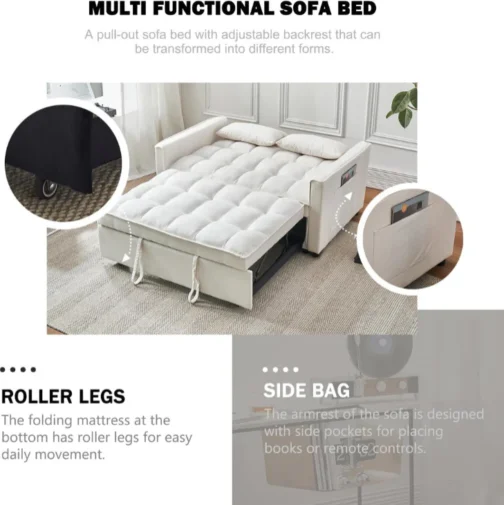 3 in 1 sleeper sofa bed